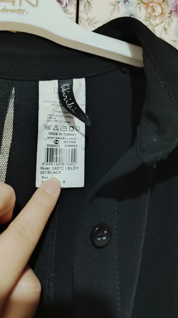 uzun tül kadın yelek - Görsel 3