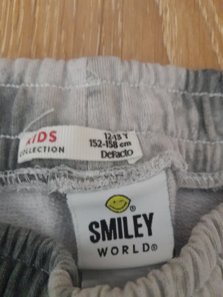 kız Çocuk Gri Batik Denim Pantolon - Görsel 2