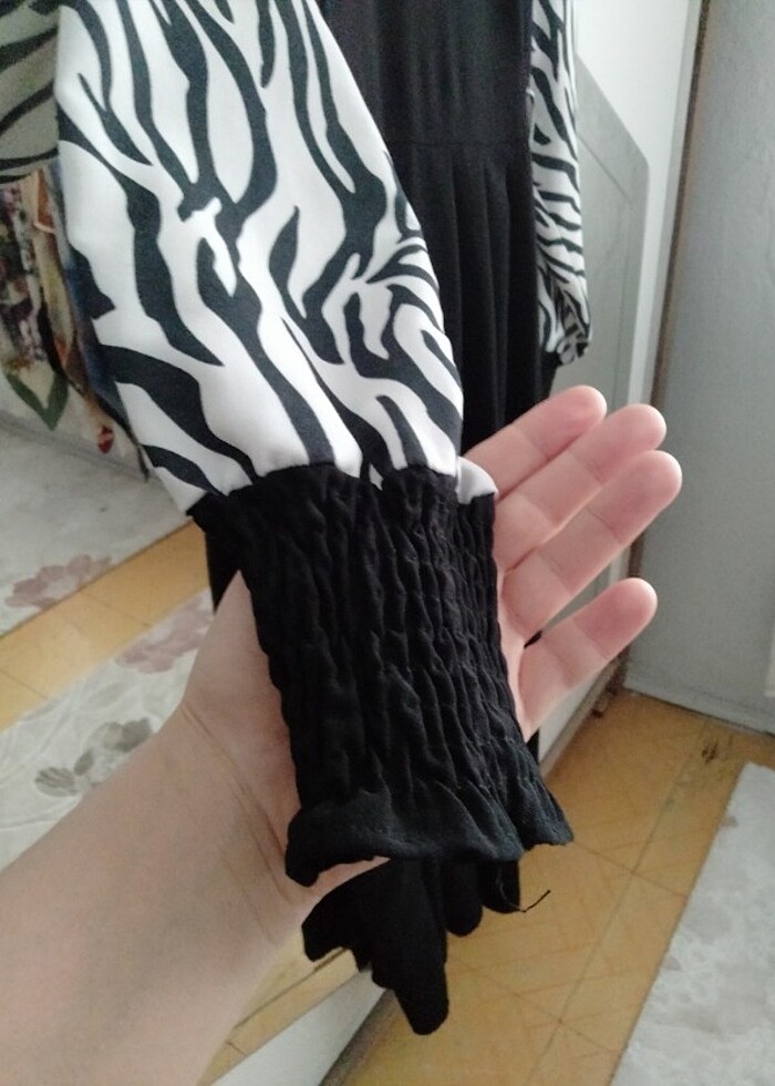 Bağcıklı elbise - Görsel 5