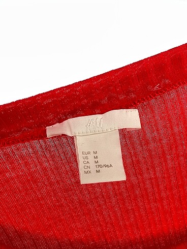 m Beden kırmızı Renk H&M Bluz %70 İndirimli.