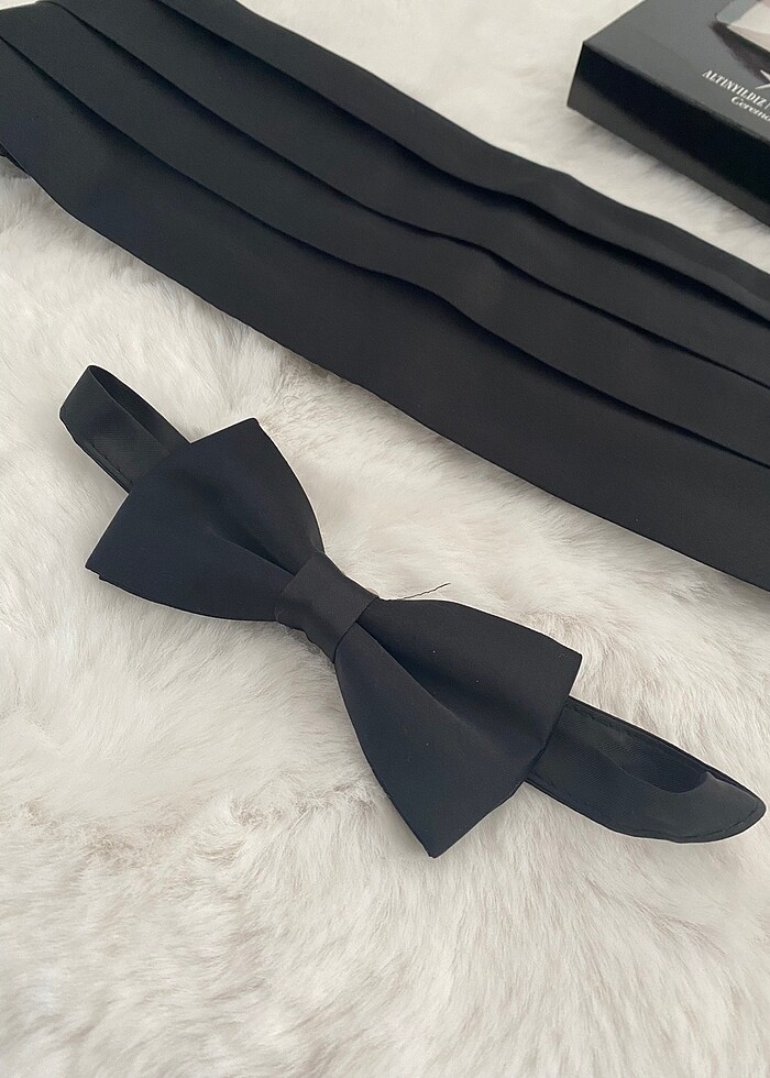 Altınyıldız Damat kemeri ve papyonu - Görsel 2