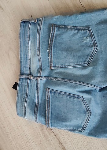 Mavi Renk Kadın Rahat Kesim Denim Jean - Görsel 6