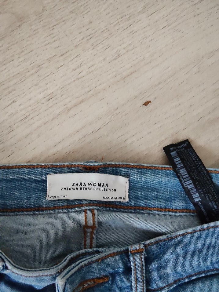 Mavi Renk Kadın Rahat Kesim Denim Jean - Görsel 5
