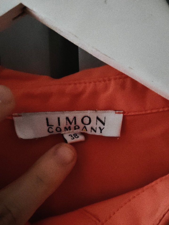 turuncu bayan Gomlek - Görsel 4