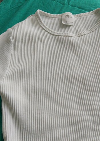 Beyaz Kadın Triko Uzun Kollu Bluz - Görsel 5