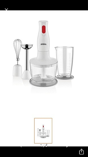 Blender seti sinbo 3147