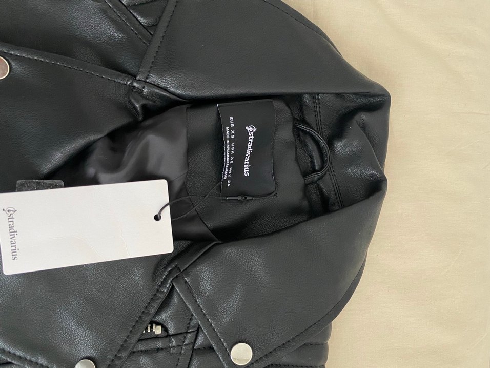 Stradivarius Biker Deri Ceket - Görsel 3