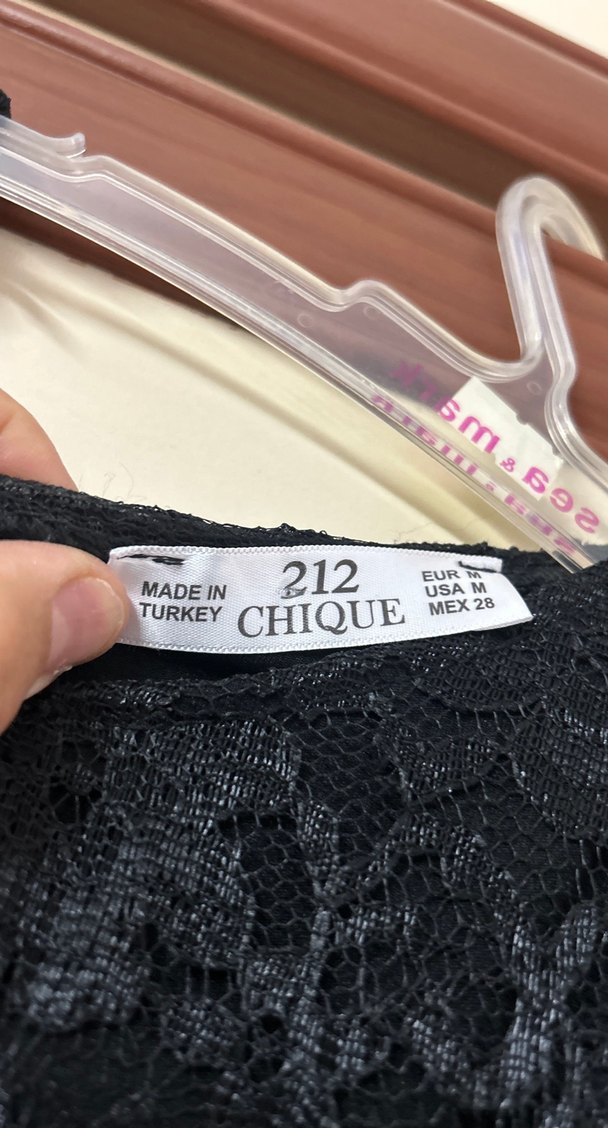 Siyah Dantelli Midi Straplez Abiye Elbise - Görsel 3