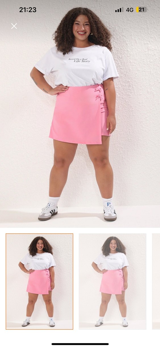 Pembe Mini Etek, Rahat Kesim, Saten Kumaş - Görsel 3