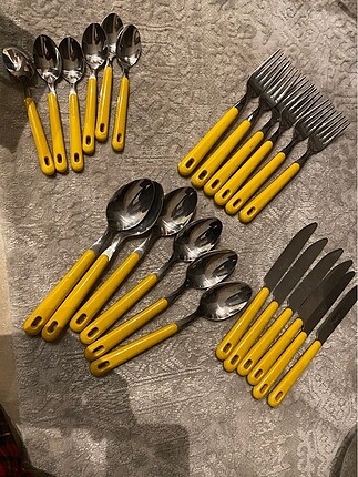 6 kişilik çatal kaşık takımı