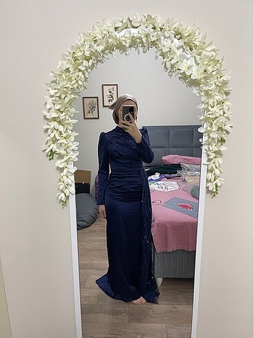 Tesettür abiye nişan elbisesi - Görsel 2