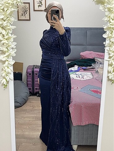 Tesettür abiye nişan elbisesi - Görsel 4