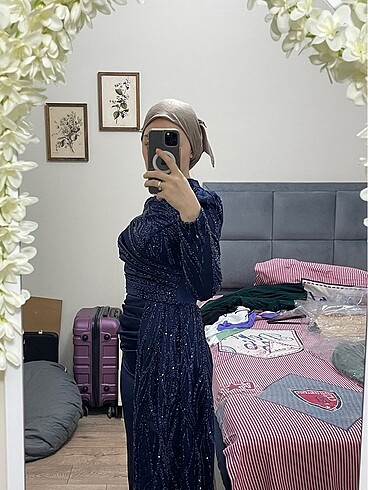 Tesettür abiye nişan elbisesi - Görsel 6