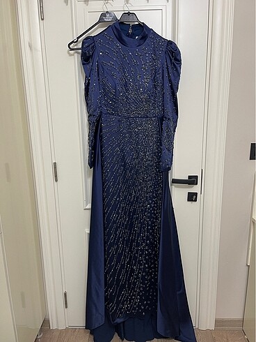 Tesettür taşlı abiye - Görsel 7