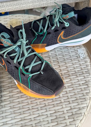 44 Beden Nike Turkuaz Bağcıklı Basketbol Ayakkabısı