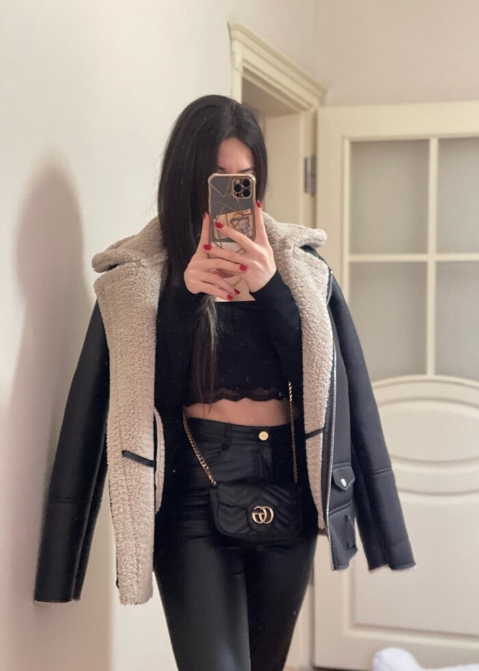 Kürklü ceket - Görsel 2