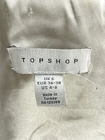 s Beden çeşitli Renk Topshop Kot Ceket %70 İndirimli.