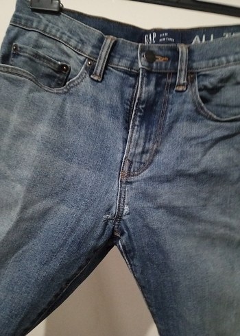 31 Beden mavi Renk Gap boru paça Kot Pantolon