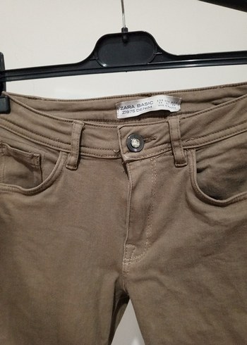 Zara Zara Bej Kadın dar paça jean