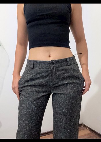 American Vintage vintage düşük bel füme pantolon