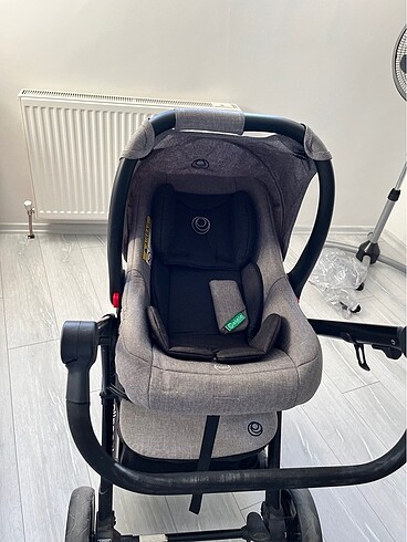 9- 18 kg Beden gri Renk Elele travel sistem bebek arabası