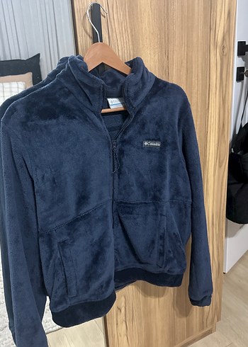 Columbia Lacivert Fermuarlı Polar Sweatshirt