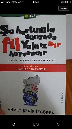 şu hortumlu dünyada fil yanlız bir hayvandır