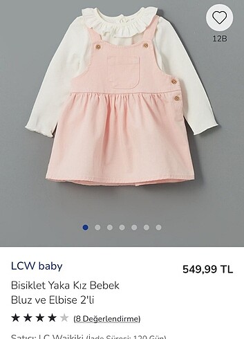 LCW kız bebek elbise