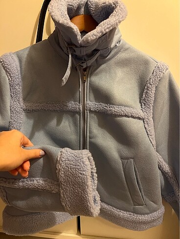 m Beden mavi Renk H&M mont