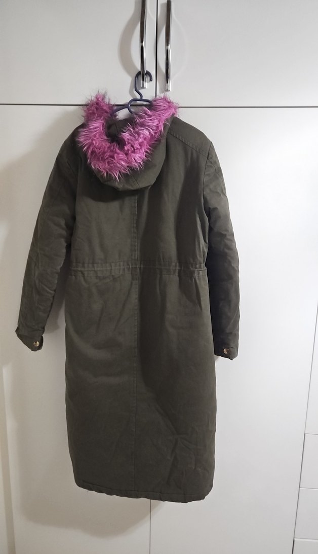 Nakışlı, Kürklü Uzun Kadın kaban - Görsel 4