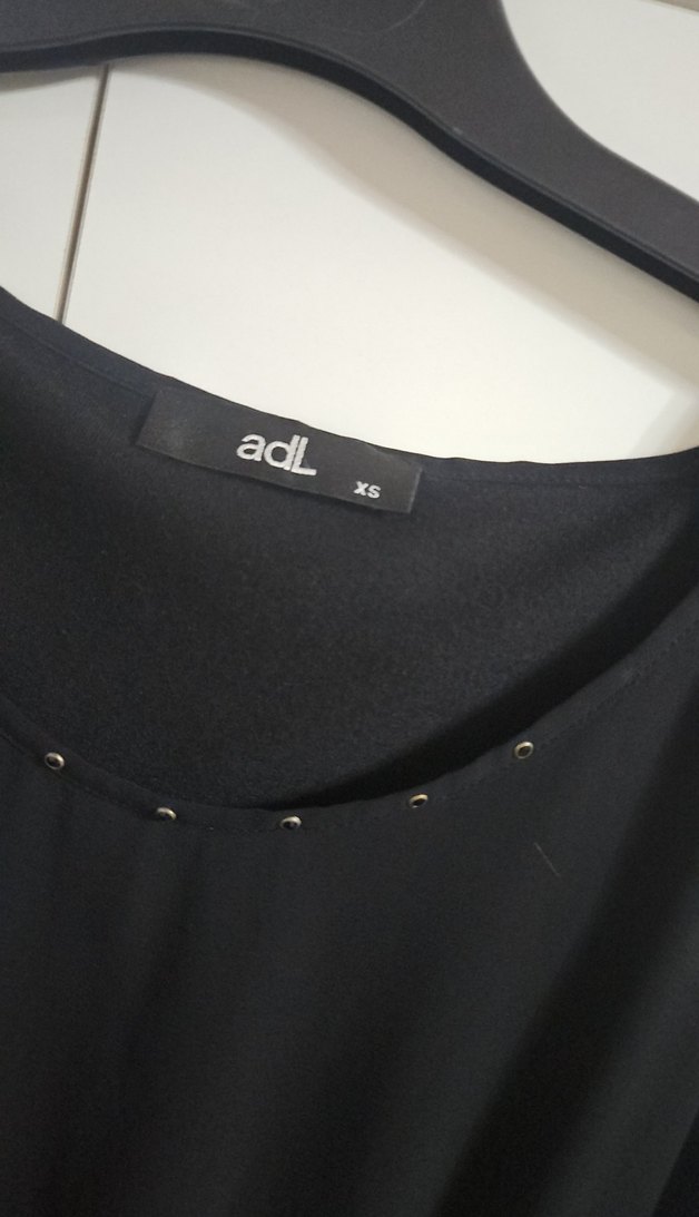 Siyah Kemerli Uzun Kadın Elbise - Görsel 3