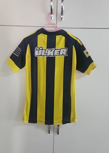 kiz Sarı Çizgili Kısa Kollu Forma - Görsel 3