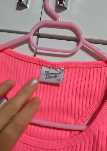 Kız Çocuk Pembe Straplez Atlet ve Siyah Etek - Görsel 4