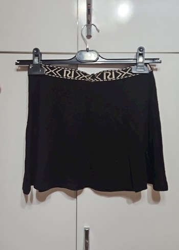 Kız Çocuk Pembe Straplez Atlet ve Siyah Etek - Görsel 7