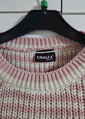 Bej Örgü Kadın Kazak - Görsel 3