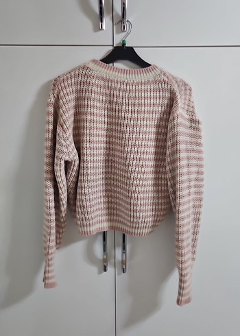 Bej Örgü Kadın Kazak - Görsel 4