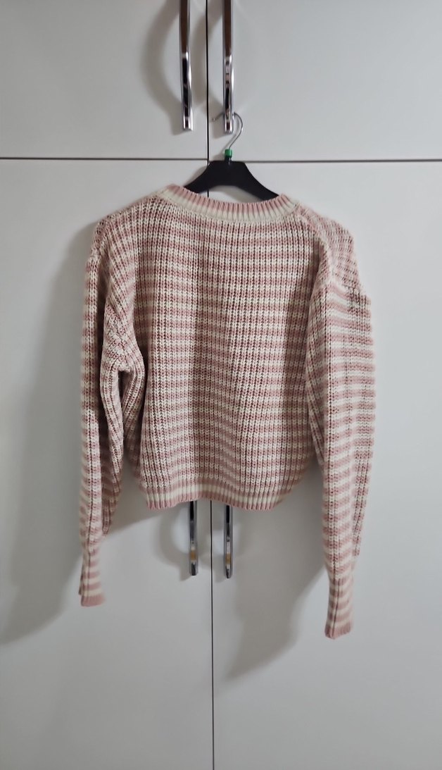 Bej Örgü Kadın Kazak - Görsel 4