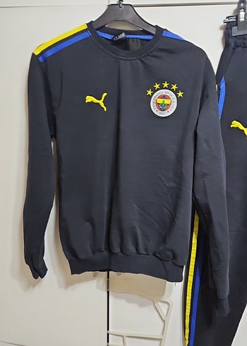 Siyah Nakışlı kiz Çocuk Eşofman Takımı - Görsel 2