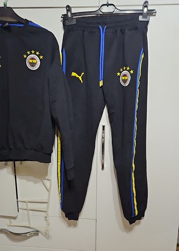 Siyah Nakışlı kiz Çocuk Eşofman Takımı - Görsel 4