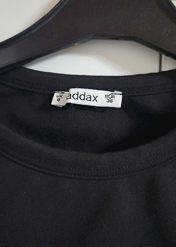 Kadın Siyah Baskılı Crop Sweatshirt - Görsel 3