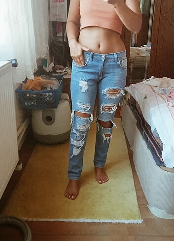 Zara Yırtık Jean