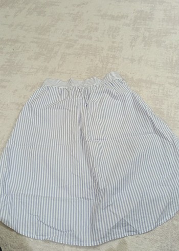 Nakışlı Pamuklu Mini Etek - Görsel 5