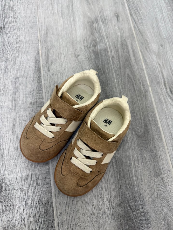 Kahverengi Süet Erkek Çocuk Spor Ayakkabı H&M marka - Görsel 2