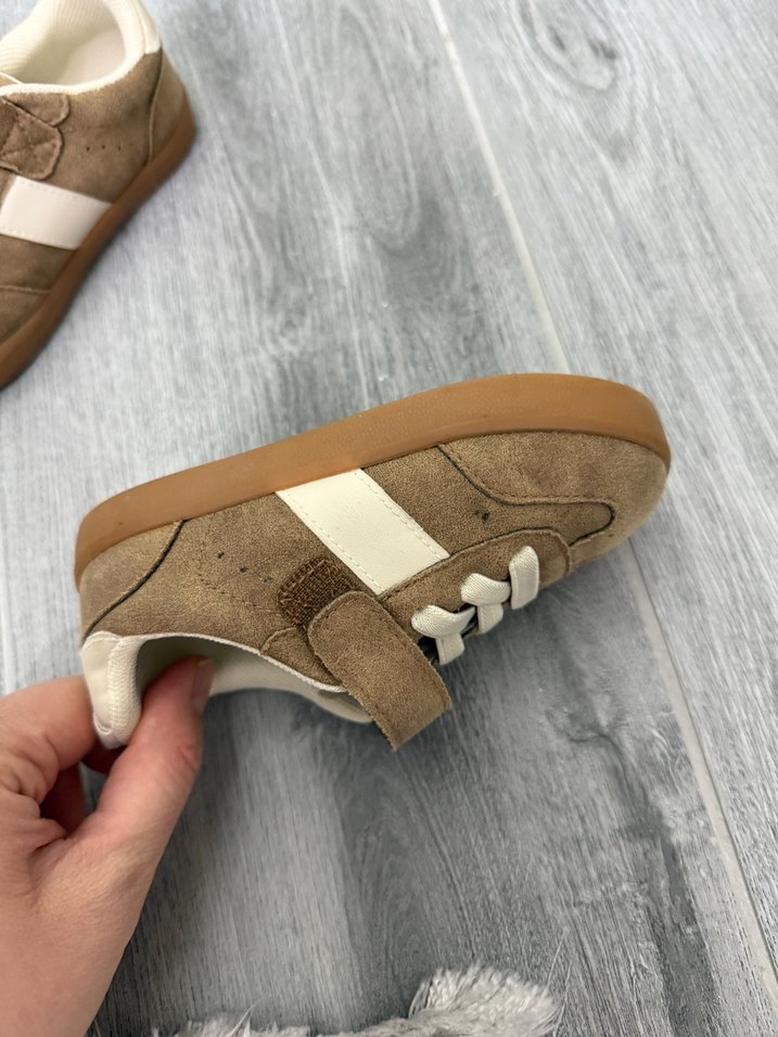 Kahverengi Süet Erkek Çocuk Spor Ayakkabı H&M marka - Görsel 4