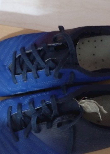 Lacivert Erkek Futbol Ayakkabısı Velcro Bağcıklı - Görsel 2