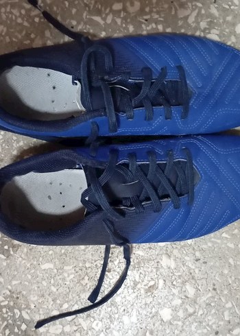 Lacivert Erkek Futbol Ayakkabısı Velcro Bağcıklı - Görsel 3