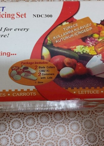 Plastik Doğrayıcı Seti