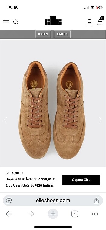 38 Beden Elle shoes süet sneaker