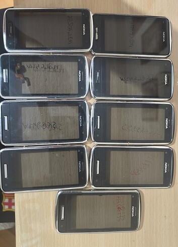 9 adet Nokia C6 dokunmatik 