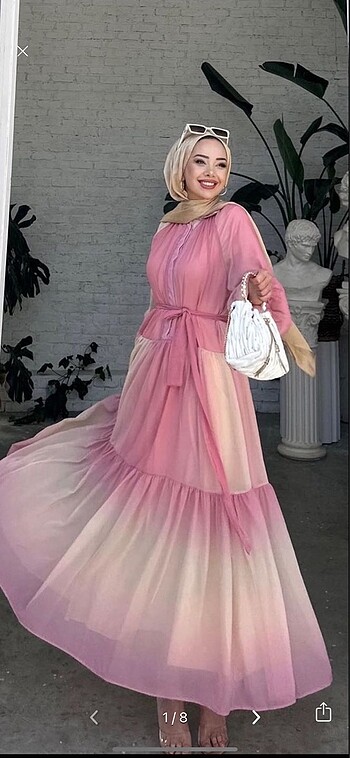 Pembe yazlık elbise